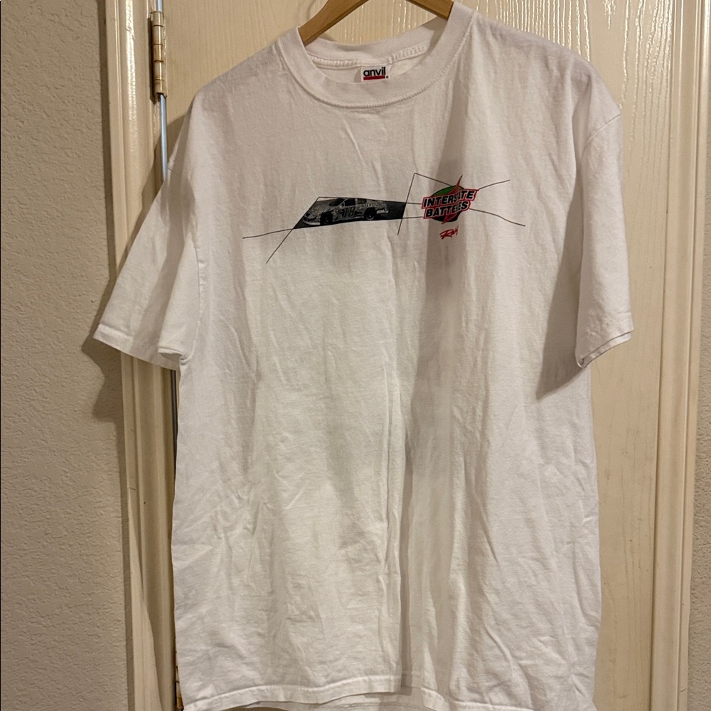 Anvil White and Black Graphic Tee